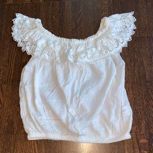 NWOT Mossimo Crochet Crop Top